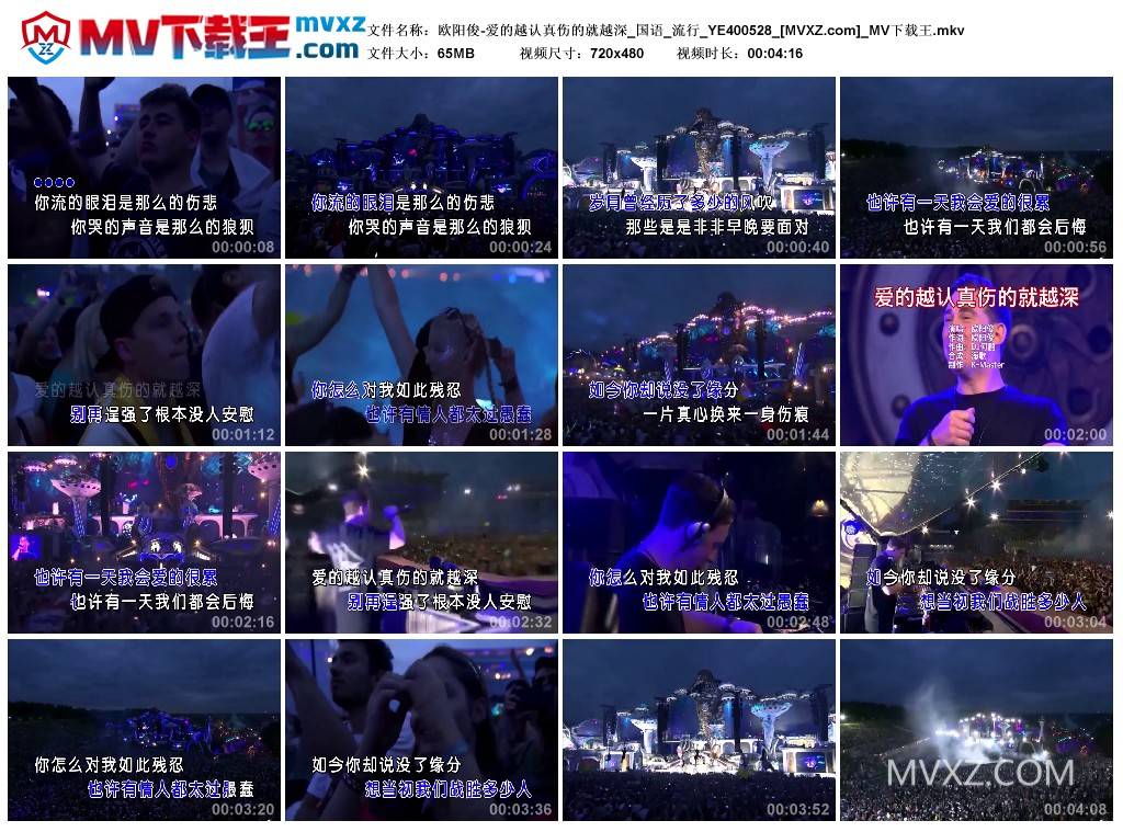 欧阳俊-爱的越认真伤的就越深_国语_流行_YE400528